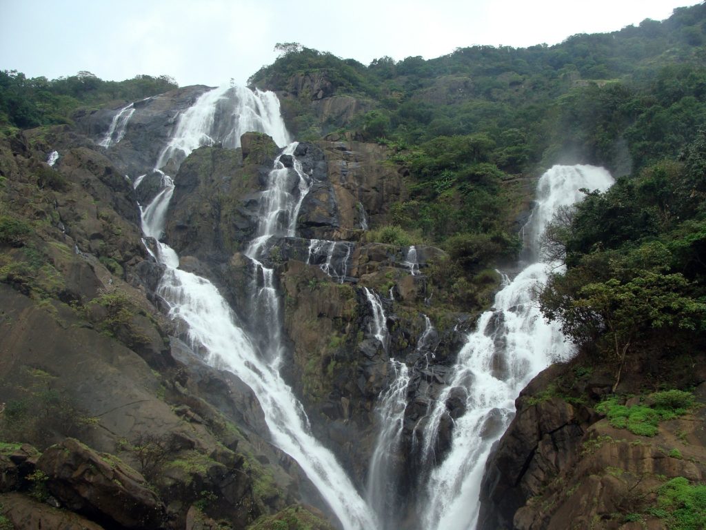 dudhsagar  waterfalls trek with adventure buddha is one of the  Best offbeat places In Karnataka