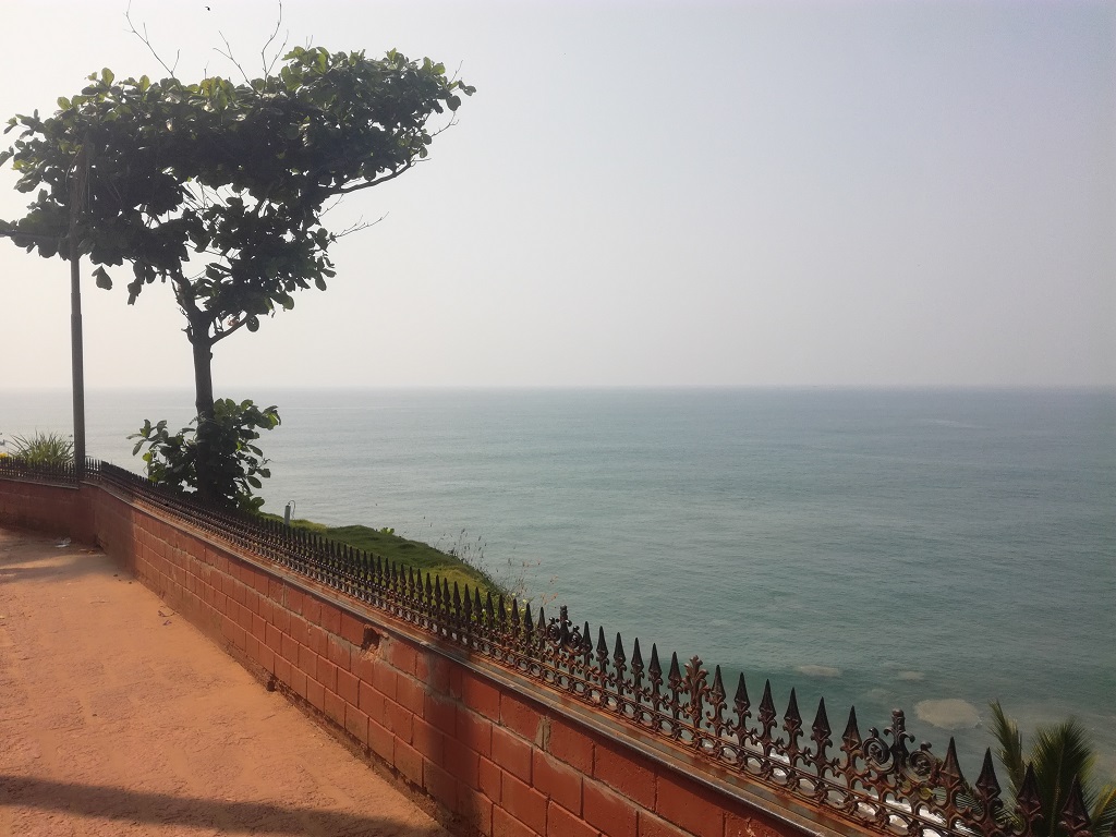 Arabian sea view from cliff
