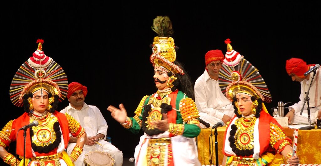 Yakshagana performance by artists